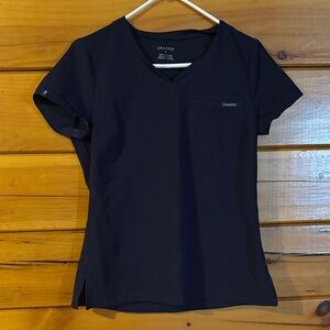 Jaanuu Classic Black Short Sleeve Top